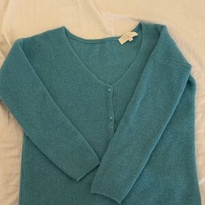 Sezane Barry Light Sage Cardigan XS
